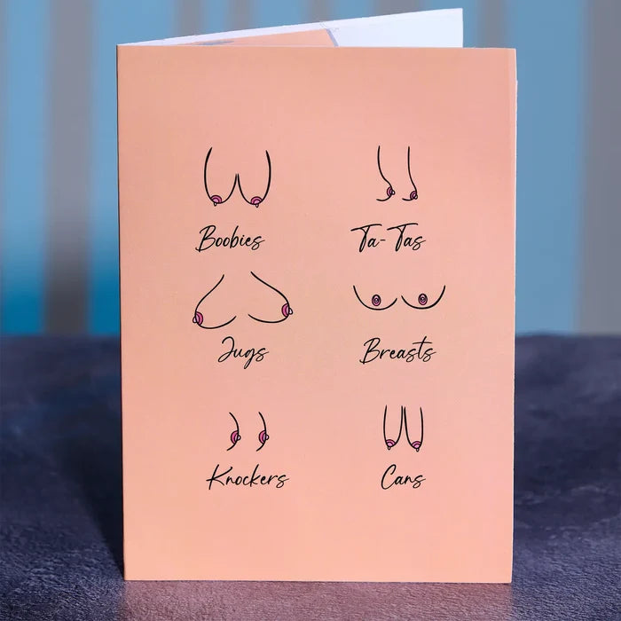 Boobs Greeting Card
