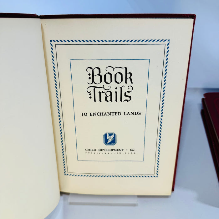 Book Trails Volumes 4, 5 & 6- 1946 Illustrated Hardcover Set