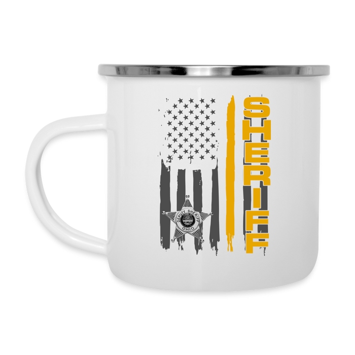Camper Mug - Ohio Sheriff Vertical - white