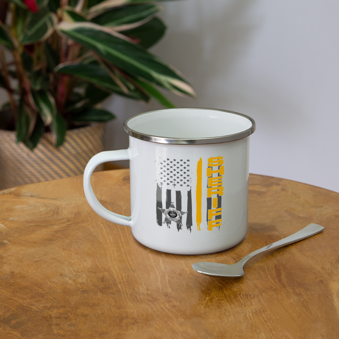 Camper Mug - Ohio Sheriff Vertical - white