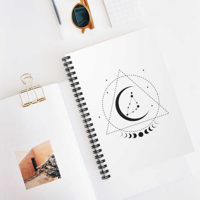 Capricorn Spiral Lined Notebook