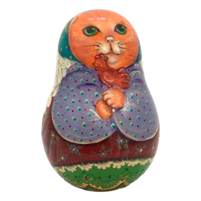 Red cat russian doll