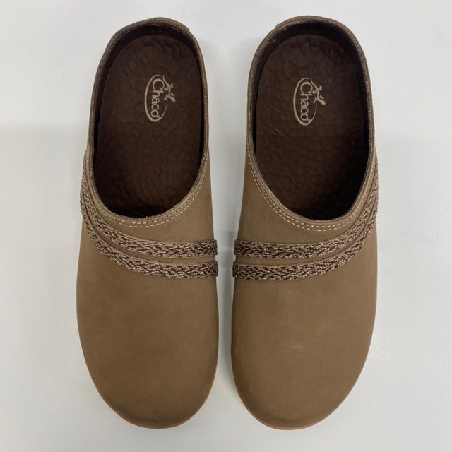 Chaco Women's Size 6.5 Brown Stitches Slide Shoes