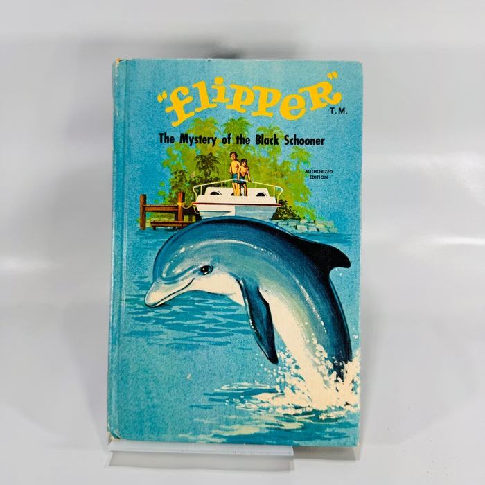 Children’s Adventure Fiction — Flipper: The Mystery of the Black Schooner (1966) — Richard Hardwick | Illustrated Whitman TV Tie-In, Children’s Adventure