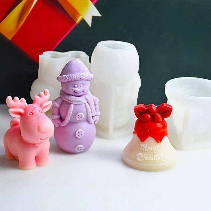 Diy Christmas Aromatherapy Candle Silicone Mold - DiyCraftsProject