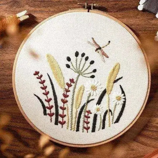 Christmas Embroidery Kit - Flora and Fauna Cross Stitch Pattern - DiyCraftsProject