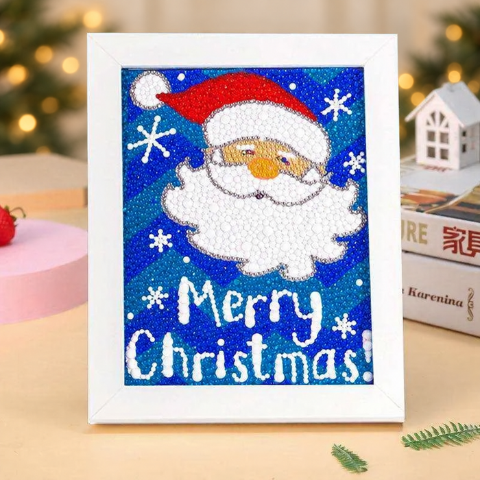Christmas Framed Diamond Painting Kit - DIY Holiday Craft (15x20cm)