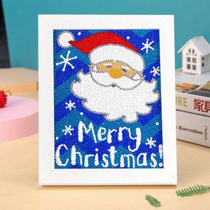 Christmas Diamond Painting Craft - DIY Framed, 15x20cm Size - DiyCraftsProject