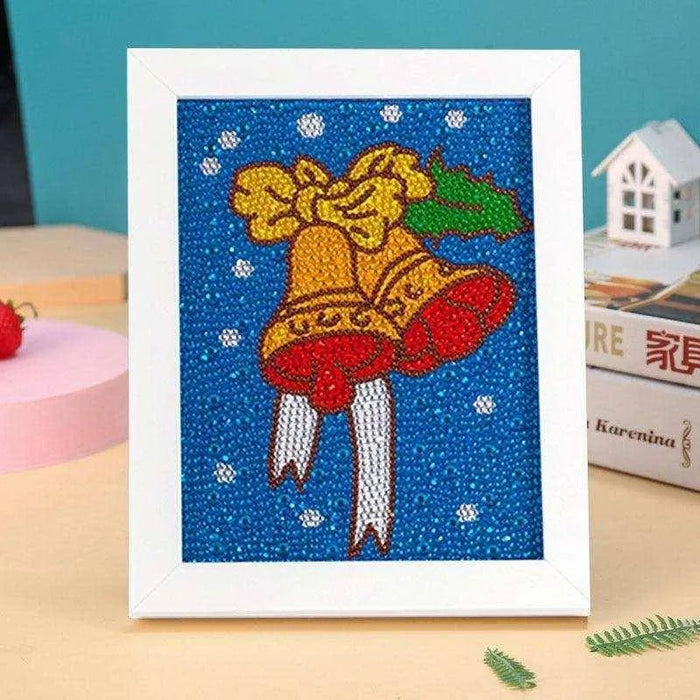 Christmas Diamond Painting Craft - DIY Framed, 15x20cm Size - DiyCraftsProject