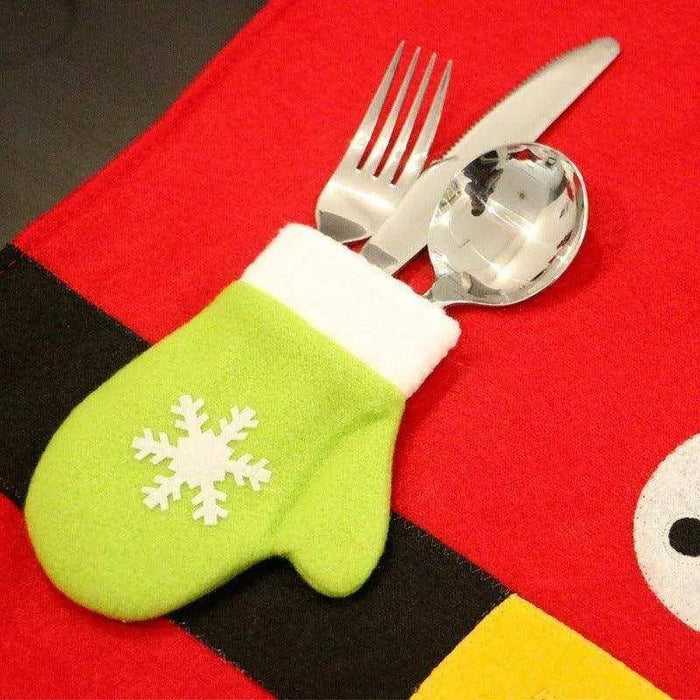 Christmas Decoration Table Mat - Red, 45cm x 33cm - Durable Sewing Craft - DiyCraftsProject