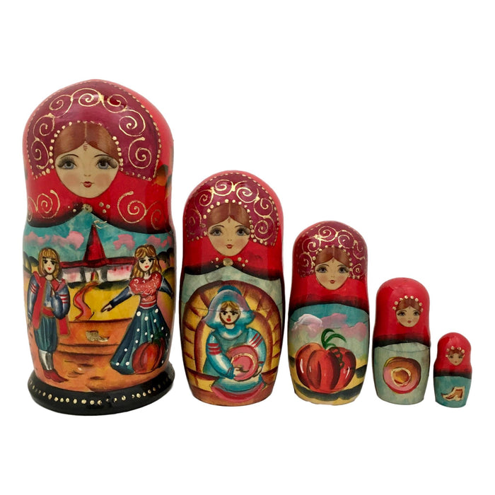 Cinderella Russian nesting dolls