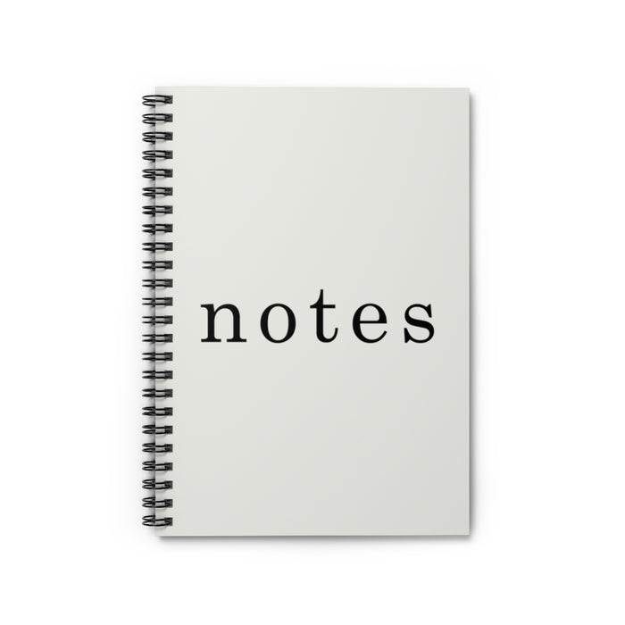 Classic Notes Spiral Notebook