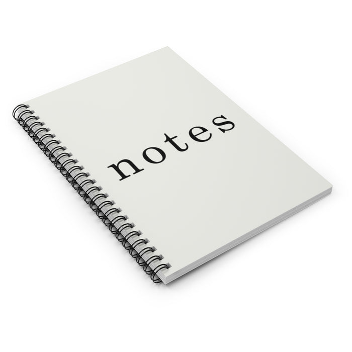 Classic Notes Spiral Notebook