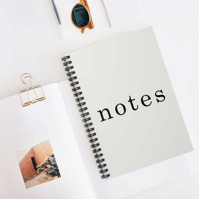 Classic Notes Spiral Notebook