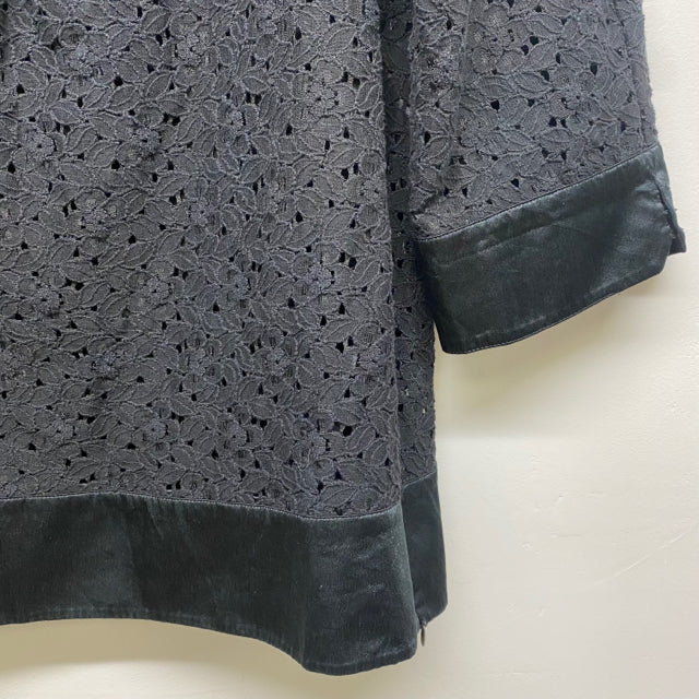 Classiques Entier Size S Women's Black Cut Out Long Sleeve Top