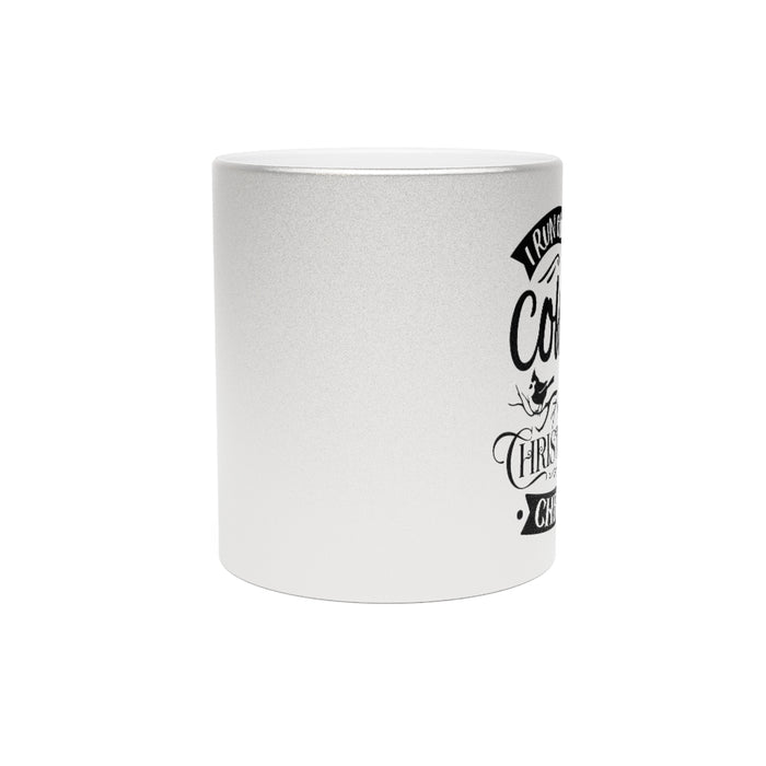 Coffee and Christmas Cheer Metallic Mug