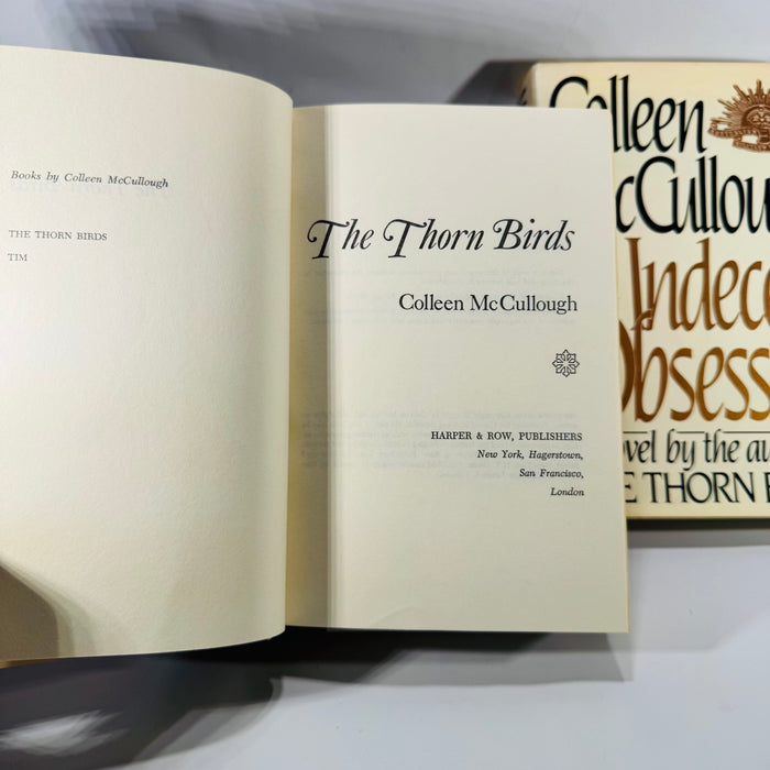 Colleen McCullough 2-Book Bundle | The Thorn Birds + An Indecent Obsession
