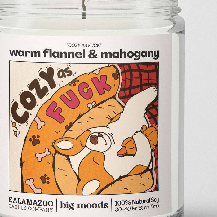Cozy as Fuck Luxury Soy Candle