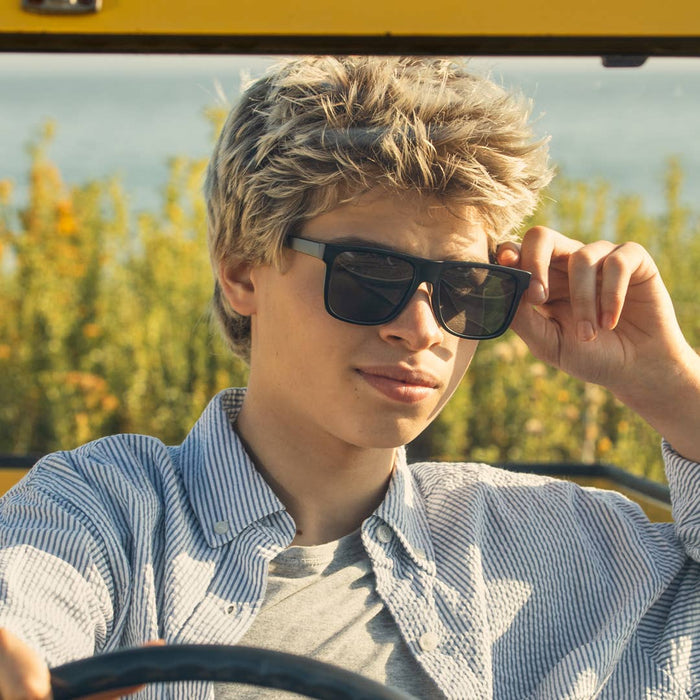 Diego - Matte Onyx / Smoke Polarized Lens