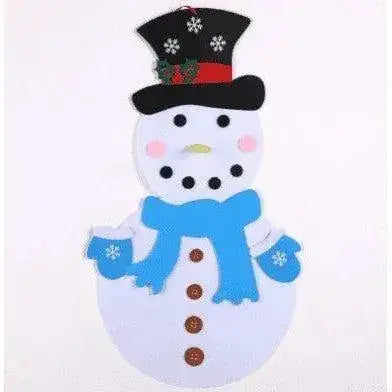 DIY Felt Christmas Tree with 3D Decorations - Perfect Christmas Gift for Children - DiyCraftsProject