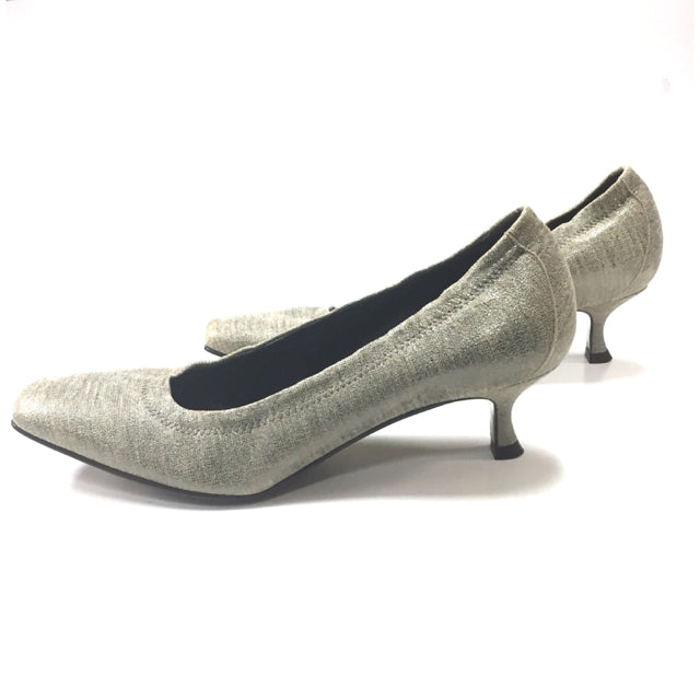 Donald J Pliner Size 6 Tweed Kitten Heel Shoes