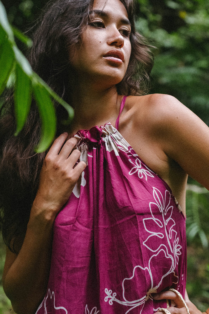 Eimeo - Ravanui Dress Ahiri Fuchsia