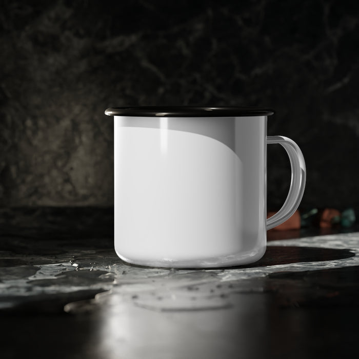 Enamel Camp Cup 12oz - Punisher Splatter