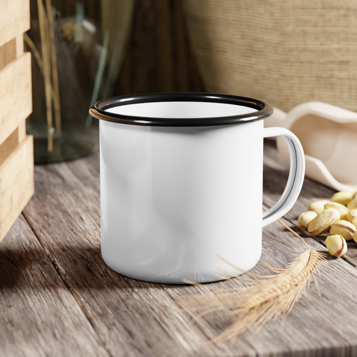 Enamel Camp Cup 12oz - Punisher Splatter