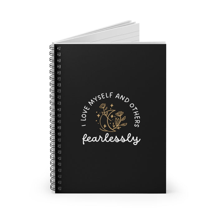 Fearlessly Spiral Lined Notebook