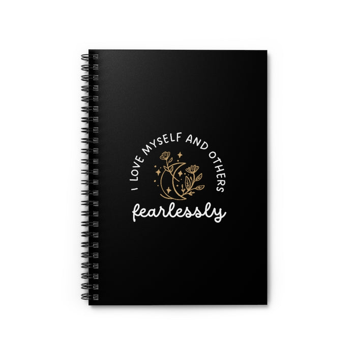 Fearlessly Spiral Lined Notebook