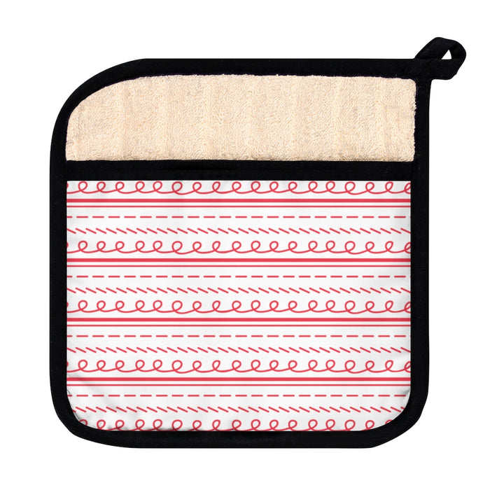 Festive Lines Pot Holder