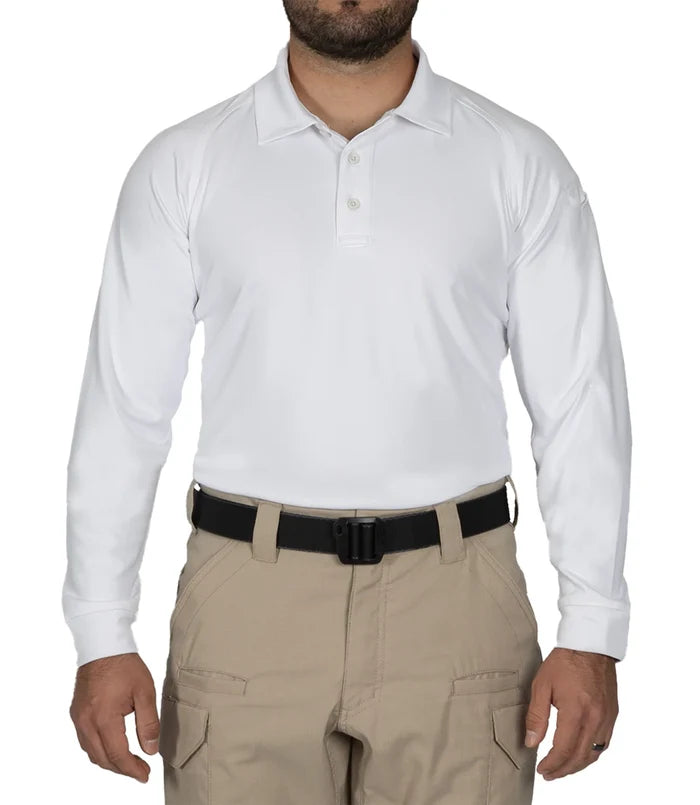 First Tactical Men's Performance Long Sleeve Polo