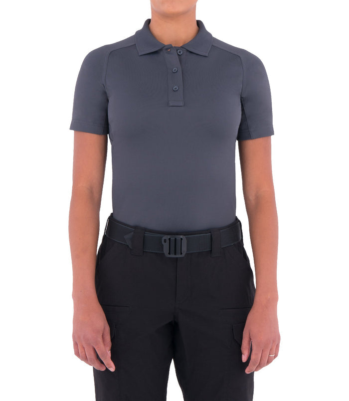 First Tactical Women's Performance Short Sleeve Polo - red-diamond-uniform-police-supply