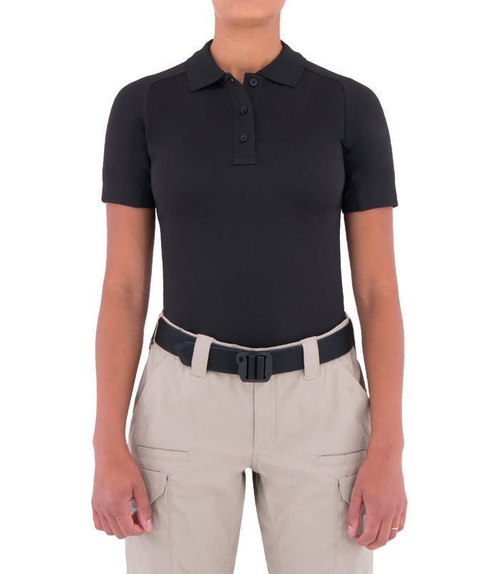 First Tactical Women's Performance Short Sleeve Polo - red-diamond-uniform-police-supply