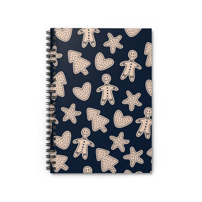 Gingerbread Spiral Lined Notebook