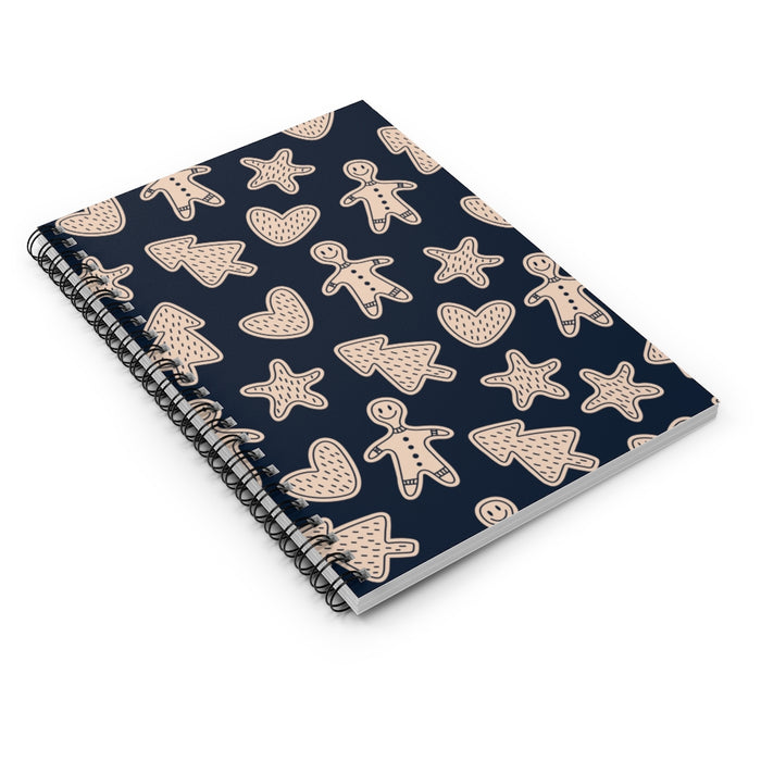 Gingerbread Spiral Lined Notebook
