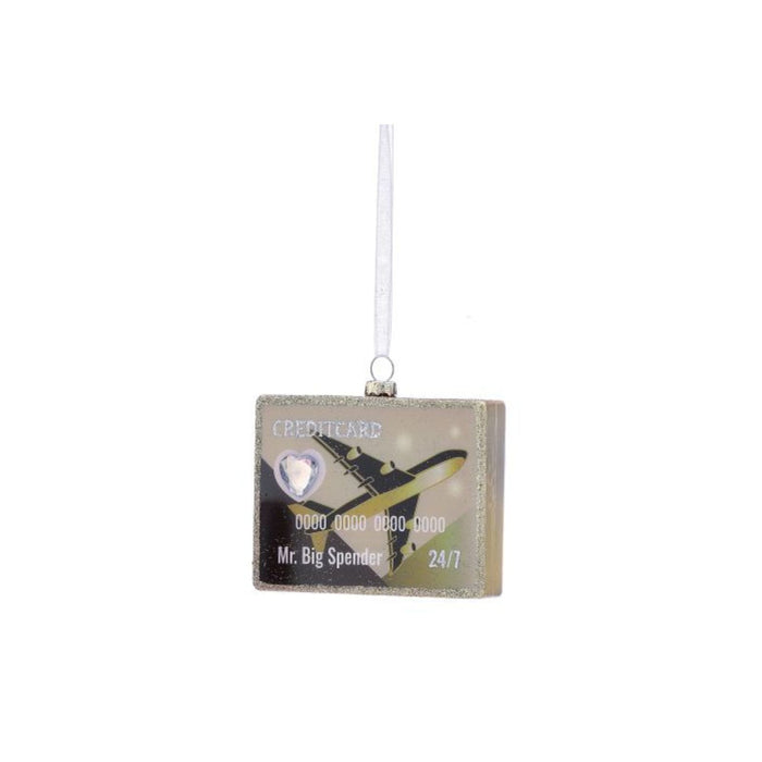 Glass Credit Card Ornament
