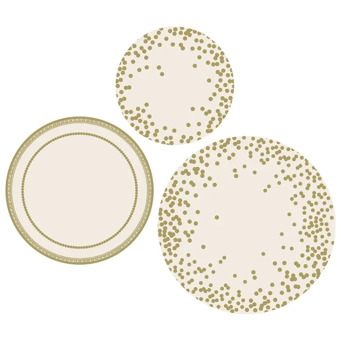 Gold Serving Papers / 12Pk
