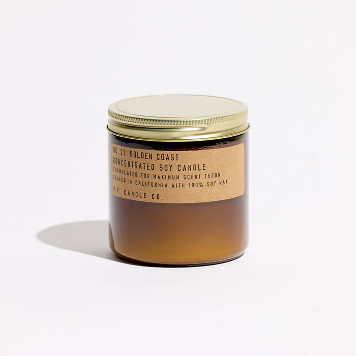Golden Coast Large Concentrated Candle — P.F. Candle Co.