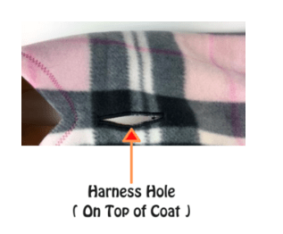 Grateful Dead Pink Plaid Fleece Dog Coat