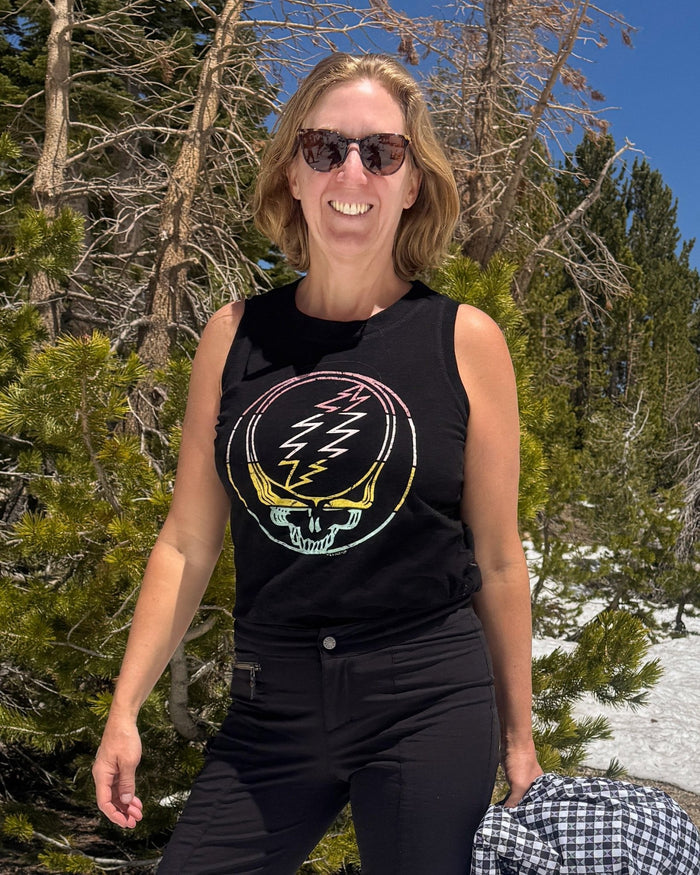 Grateful Dead Sunset Stealie Women's Tank