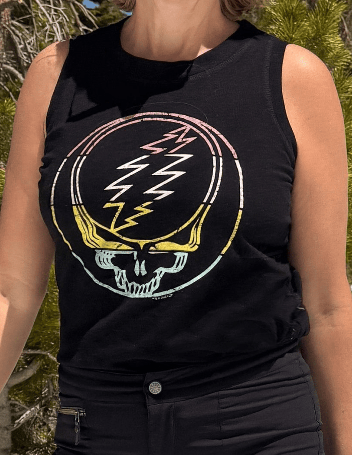 Grateful Dead Sunset Stealie Women's Tank