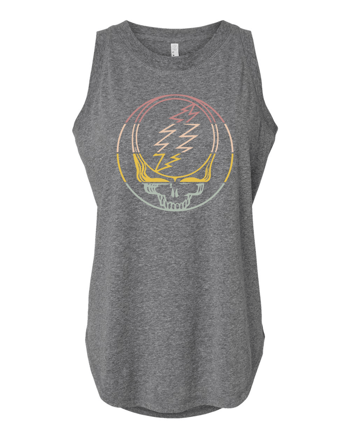 Grateful Dead Sunset Stealie Women's Tank