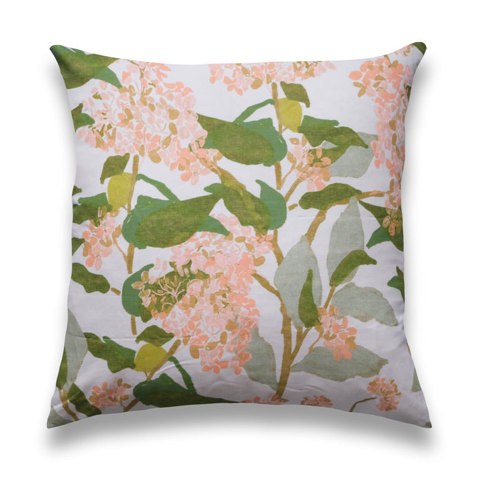 Grier - Peach Hydrangea Pillow