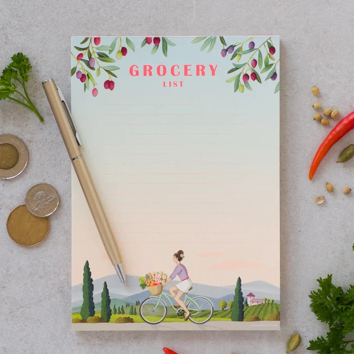 Grocery List Notepad