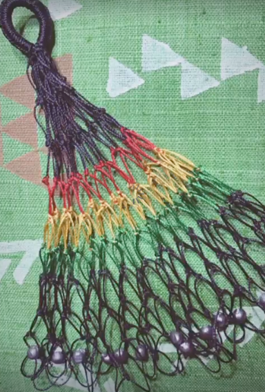Handmade ‘Upena (Fish Net) Rear View Decor