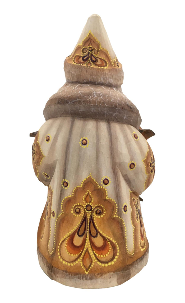 Hand carved wooden Santa