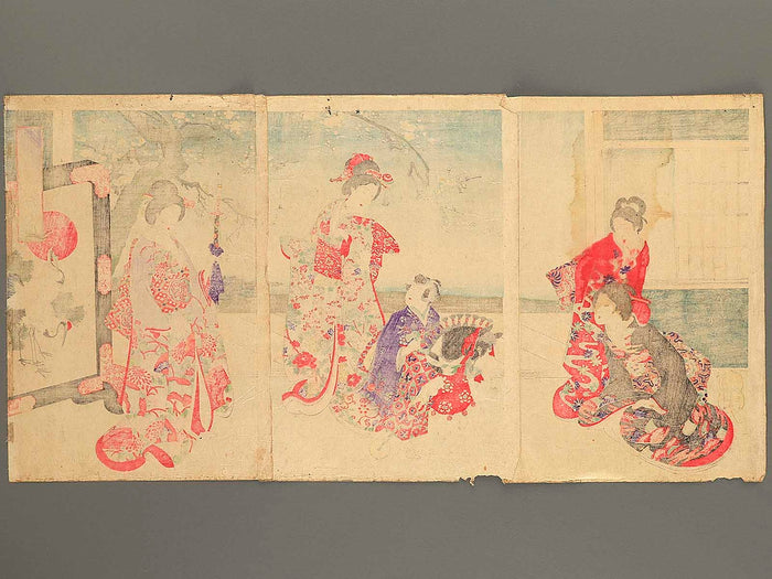 Harukoma no asobi by Yoshu Chikanobu / BJ354-802