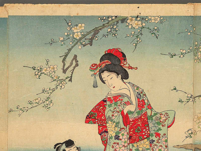 Harukoma no asobi by Yoshu Chikanobu / BJ354-802