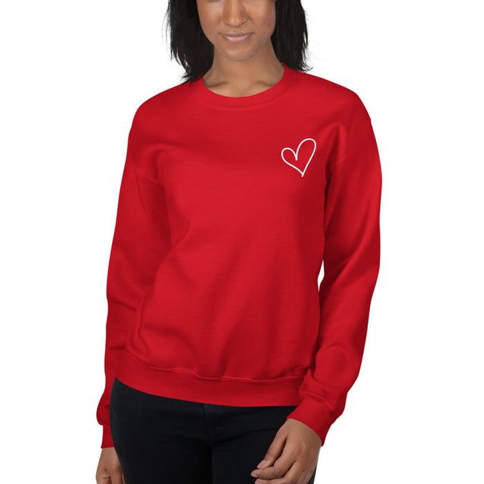 Heart Crew Sweatshirt